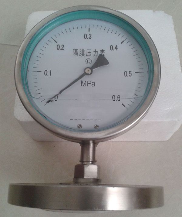 隔膜式耐震压力表