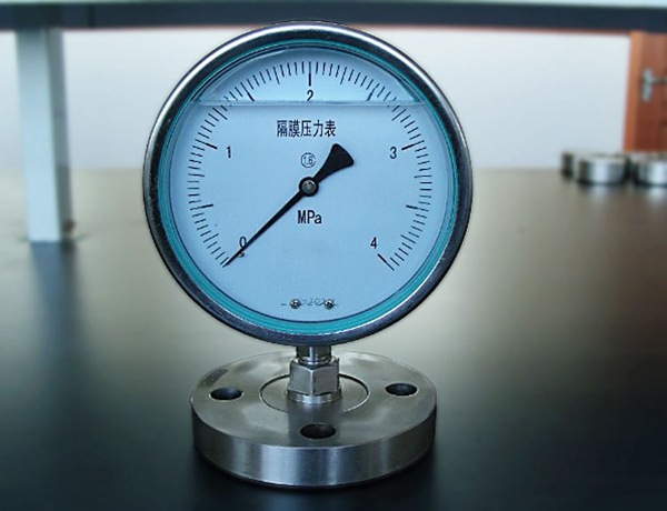 防腐膜片式压力表