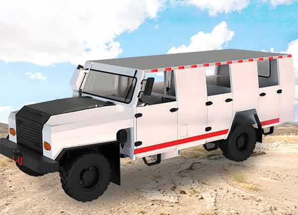 WC18RE矿用防爆柴油机无轨胶轮车