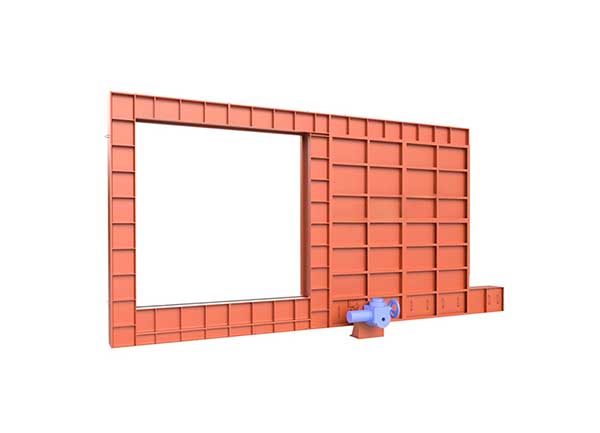 矿用主通风机风道风门