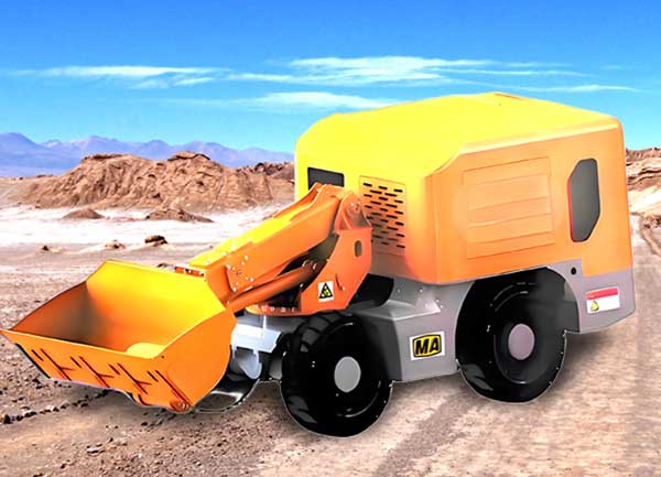 胶轮式行走浮煤清理机器人