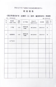 国家级检验报告