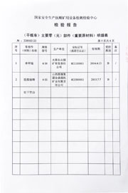 国家级检验报告