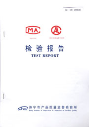 市级检验报告
