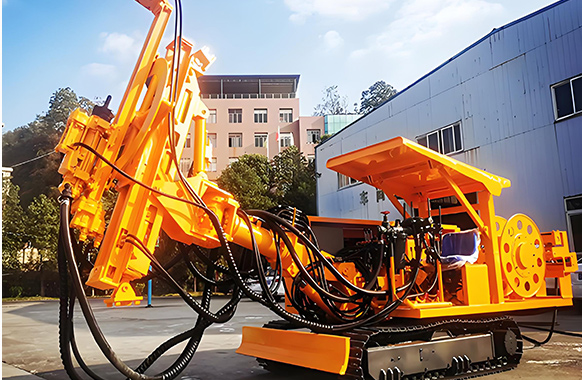 凿岩台车履带行走方式