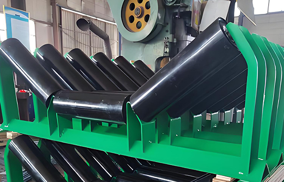 托辊支架支撑皮带防止跑偏