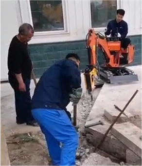 17小型挖掘机管道改造