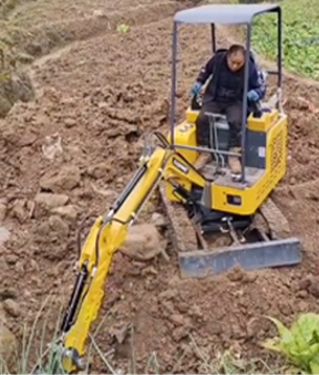 09小型挖掘机农用挖掘