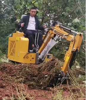 25小型挖掘机筛土