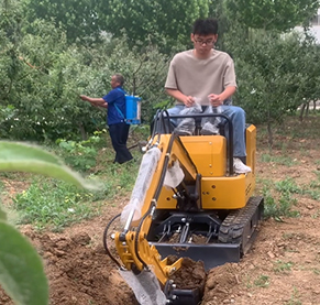 30W小型挖掘机果园种植