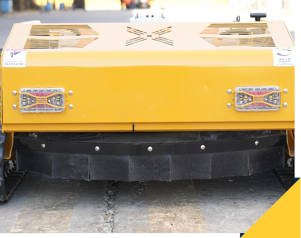 1000履带式遥控割草机led亮灯