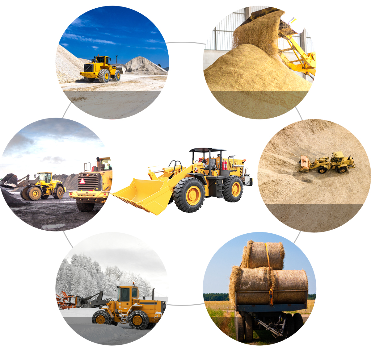 轮胎式防爆装载机应用范围