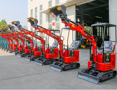 30小型挖掘机发货