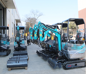 30小型挖掘机发货