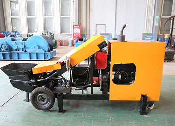 斜式混凝土输送泵