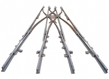 矿用窄轨渡线道岔