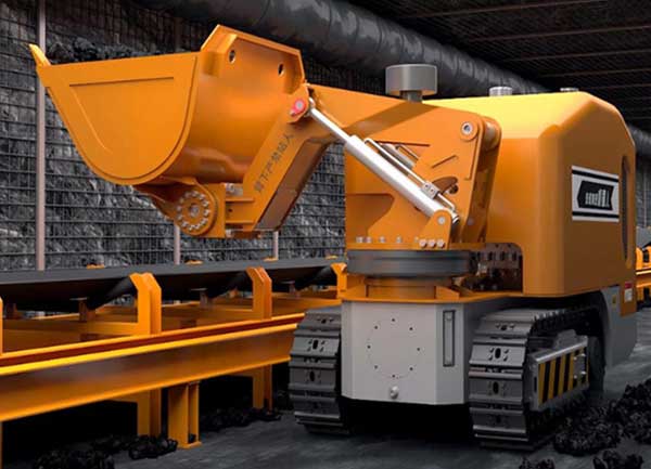 履带式行走浮煤清理机器人