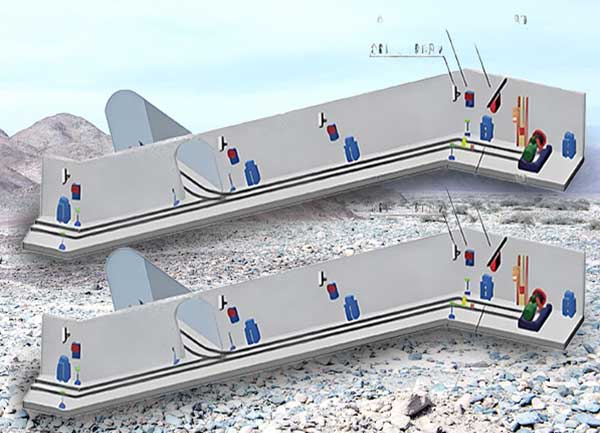 煤矿斜巷行人检测装置