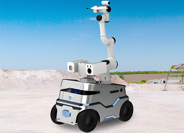 轮式智能停送电机器人