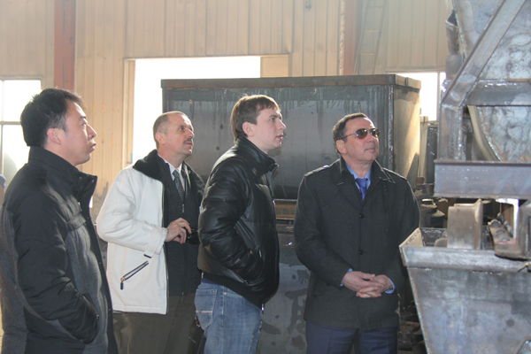 /俄罗斯某大型工矿设备企业客商莅临山东中煤考察采购/