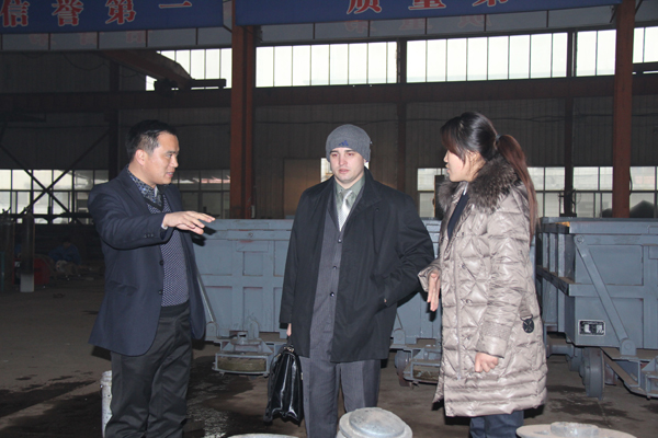 /俄罗斯某矿山企业客户代表莅临山东中煤考察采购/