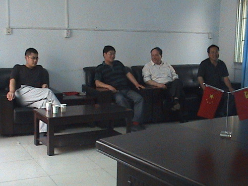 /中煤五公司项目部领导来我公司考察、参观/