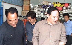 中煤五公司二处胡处长来我公司参观、考察