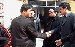 中煤五公司三处领导来我公司考察、指导工作