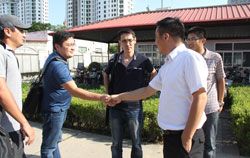 哈萨克斯坦某矿商莅临山东中煤工矿集团考察采购