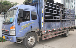 山东中煤集团大型矿用设备发往河南