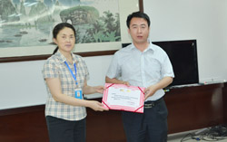 中煤集团领导应邀参加山东理工职业学院商学院校企合作委员会成立大会