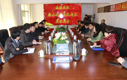 热烈欢迎梁山县经信局赵局长一行莅临中煤集团参观考察