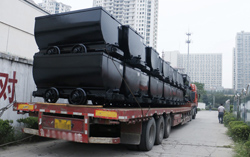 中煤集团30辆矿车发往陕西某矿山