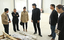 欢迎山西某矿客商莅临中煤集团新工业园区参观采购