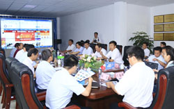 热烈欢迎副市长白山再次莅临中煤集团就亿矿网项目做重点调研