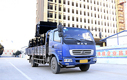 中煤矿车一月之内三次发货陕西彬县