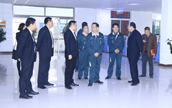 热烈欢迎高新区党工委领导莅临集团考察合作