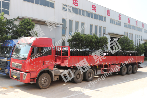 中煤集团国际贸易公司一批矿车轮经黄岛港出口阿联酋