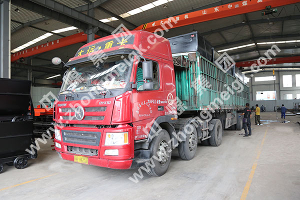 中煤集团一批固定式矿车再次发货陕西渭南