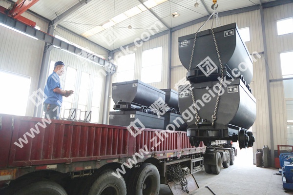 中煤集团一批固定式矿车发往菏泽单县